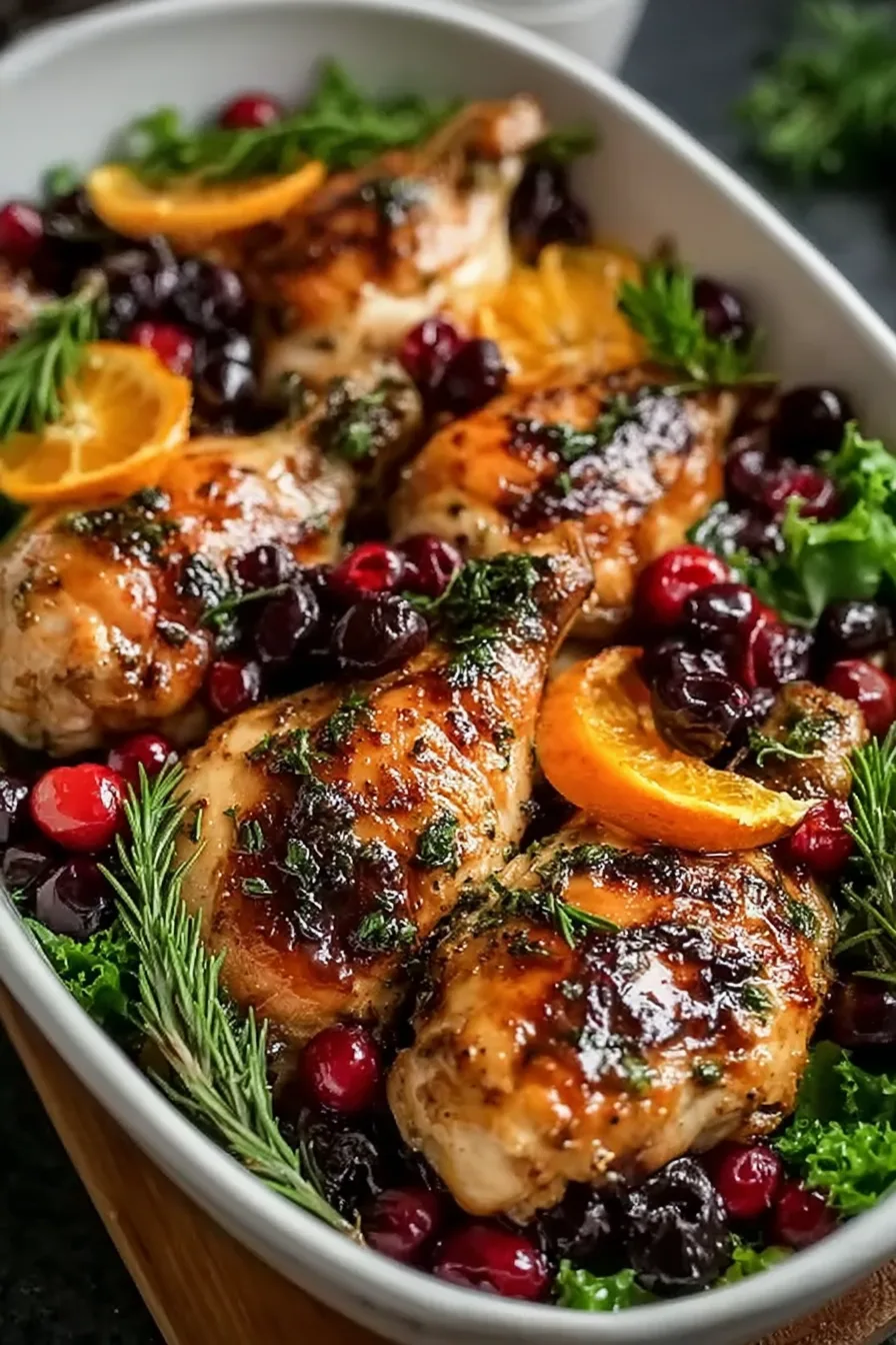 Orange-Infused Cranberry Chicken: Easy Sweet & Savory Meal